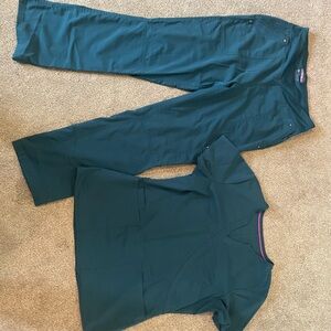 Purple label Caribbean blue scrubs